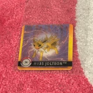 Pokémon Artbox Action Flipz 1999 Nintendo #29/133 Eevee #135 Jolteon